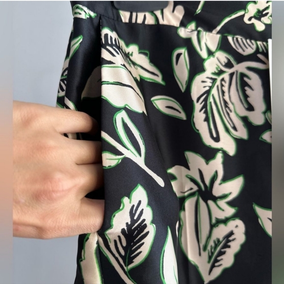 ZARA PRINTED STRAIGHT LEG PANTS - Picture 5 of 5